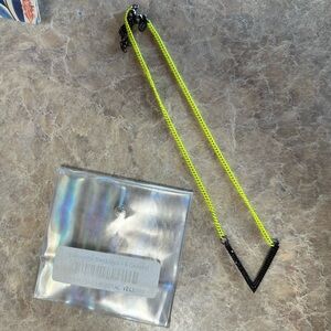 Alexa Rae Valentina Vibrant Yellow and Black V Necklace